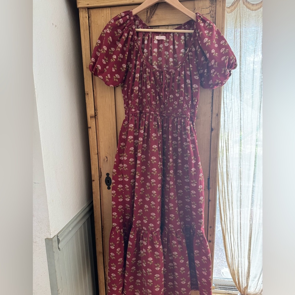 Christy Dawn Brynne Floral Midi Dress